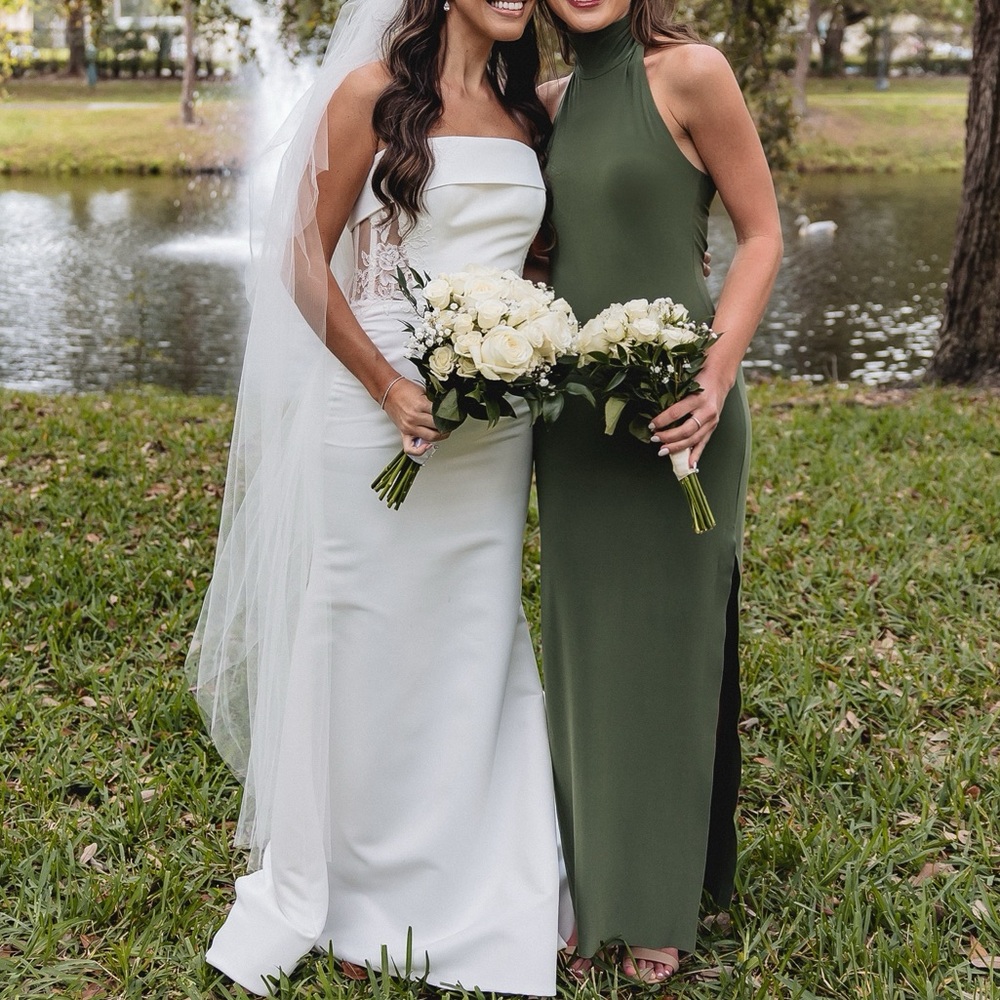 Norma Kamali Halter Turtle Neck Gown - Picture 5 of 5